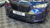 BMW X5 G05 LCI GLOSS BLACK FRONT LIP 2023+