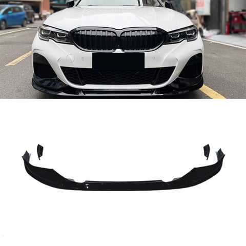 BMW 3 SERIES G20 G21 GLOSS BLACK MOD FRONT LIP