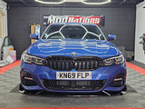 BMW 3 SERIES G20 G21 COMP STYLE GLOSS BLACK FRONT LIP