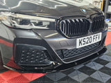 BMW 5 SERIES G30 G31 LCI GLOSS BLACK M PERFORMANCE FRONT LIP