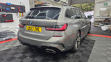 BMW 3 SERIES G20 G21 GLOSS BLACK M PERFORMANCE DIFFUSER (M340I/M340D)