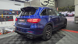 MERECEDES GLC CLASS X253 GLC63 STYLE DIFFUSER WITH TIPS 2020+