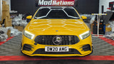 MERECEDES A CLASS W177 AERO GLOSS BLACK FRONT KIT
