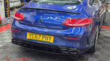 MERCEDES C CLASS C205 AMG STYLE GLOSS BLACK SPOILER