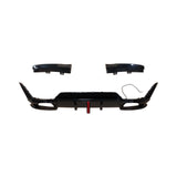 BMW 3 SERIES G20 G21 LCI LED GLOSS BLACK DIFFUSER