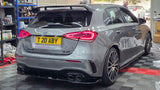 MERECEDES A CLASS W177 V177 GLOSS BLACK REAR AERO VENTS