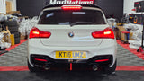 BMW 1 SERIES F20 F21 LCI LED GLOSS BLACK DIFFUSER