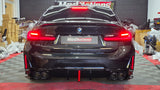 BMW 3 SERIES G20 G21 LCI LED GLOSS BLACK DIFFUSER