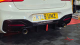 BMW 1 SERIES F20 F21 LCI LED GLOSS BLACK DIFFUSER