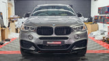 BMW X6 F16 MP STYLE GLOSS BLACK FRONT LIP