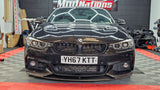 BMW 4 SERIES F32 F33 F36 M PERFORMANCE STYLE CARBON FIBRE FRONT LIP