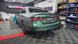 MERCEDES E CLASS W213 FACELIFT E63 STYLE GLOSS BLACK DIFFUSER WITH TIPS 2021+