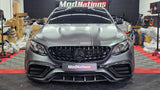 MERCEDES W213 E63S BRABUS STYLE CARBON FIBRE BUMPER INSERTS