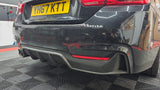 BMW 4 SERIES F32 F33 F36 435D M PERFORMANCE STYLE CARBON FIBRE DIFFUSER