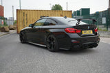 BMW M4 F82 F83 PSM CARBON FIBRE SIDE SKIRT EXTENSIONS