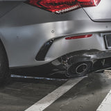MERECEDES CLA W118 C118 GLOSS BLACK REAR SPATS