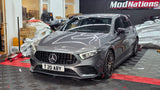 MERECEDES A CLASS W177 GLOSS BLACK FRONT LIP