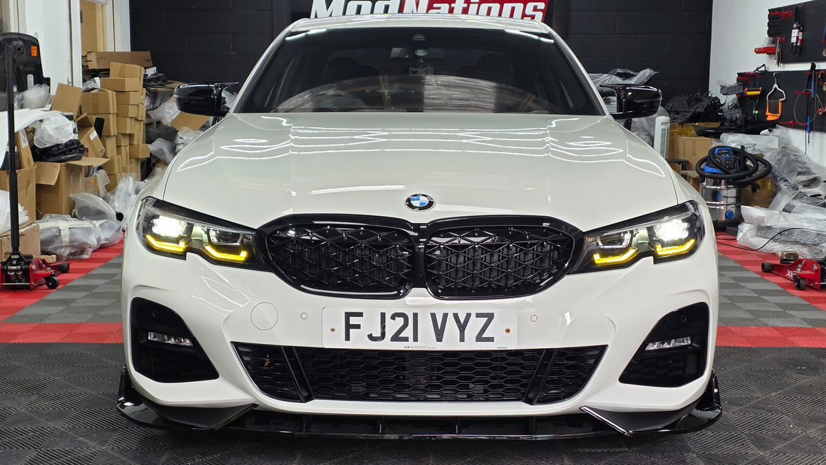 BMW 3 SERIES G20 G21 GLOSS BLACK DAMOND GRILLE – ModNations
