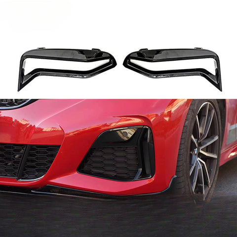 BMW 3 SERIES G20 G21 M340I M340D GLOSS BLACK FRONT BUMPER TRIM