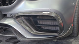 MERCEDES W213 E63S BRABUS STYLE CARBON FIBRE BUMPER INSERTS