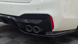 BMW 5 SERIES G30 G31 GLOSS BLACK 3D STYLE REAR SPATS