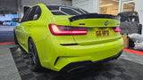 BMW 3 SERIES G20 G21 GLOSS BLACK M PERFORMANCE DIFFUSER (340I)