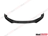 AUDI A4 S4 B9 GLOSS BLACK FRONT LIP