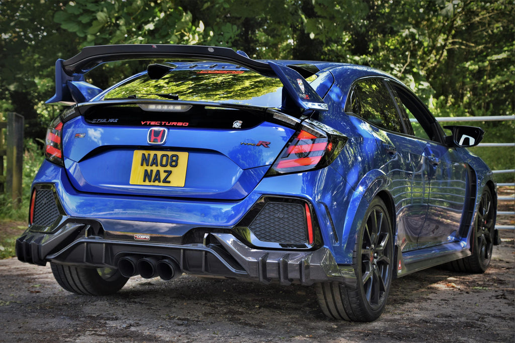HONDA CIVIC TYPE R FK8 MUGEN STYLE CARBON FIBRE REAR DIFFUSER – ModNations