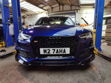 AUDI A4 S4 B9 GLOSS BLACK FRONT LIP