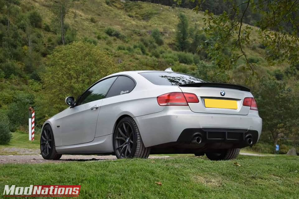 BMW 3 SERIES E92 PERFORMANCE STYLE HIGH KICK CARBON FIBRE SPOILER ...