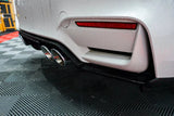 BMW M3 M4 F80 F82 F83 VORSTEINER STYLE REAR GLOSS BLACK DIFFUSER