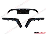 BMW M3 M4 F80 F82 F83 VORSTEINER STYLE REAR GLOSS BLACK DIFFUSER