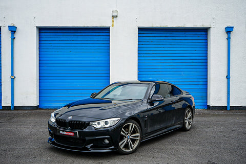 BMW F32 Coupe 4 Series with 18 EC-7 in Anthracite on BMW F32 F33