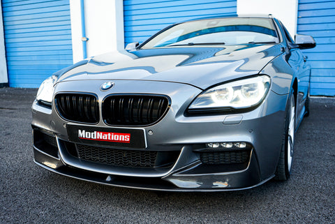 BMW 6 SERIES F06 F12 F13 PERFORMANCE STYLE FRONT LIP & SPLITTER