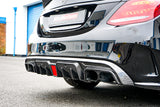 mercedes-c63-w205-brabus-style-carbon-fibre-rear-diffuser