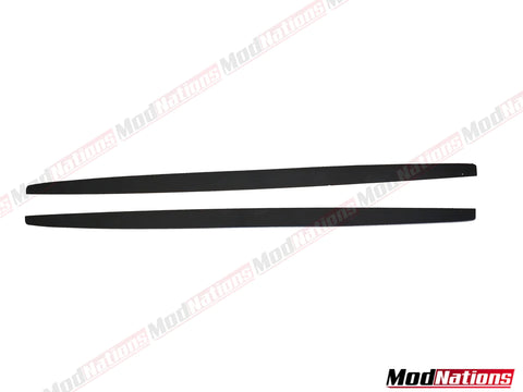 BMW 2 SERIES F22 F23 MP STYLE GLOSS BLACK SIDE SKIRT EXTENSIONS