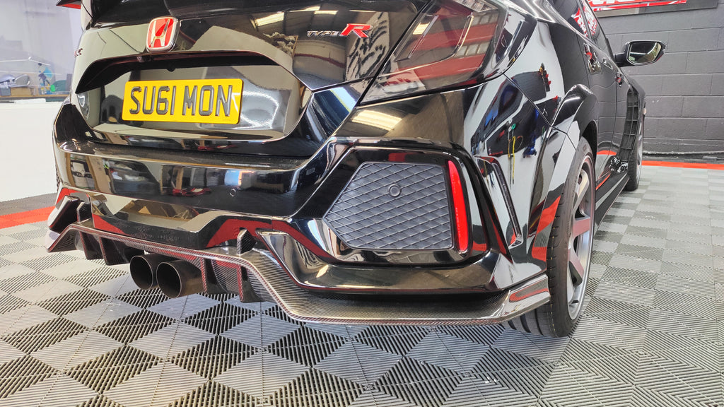 HONDA CIVIC TYPE R FK8 OEM STYLE CARBON FIBRE REAR DIFFUSER – ModNations