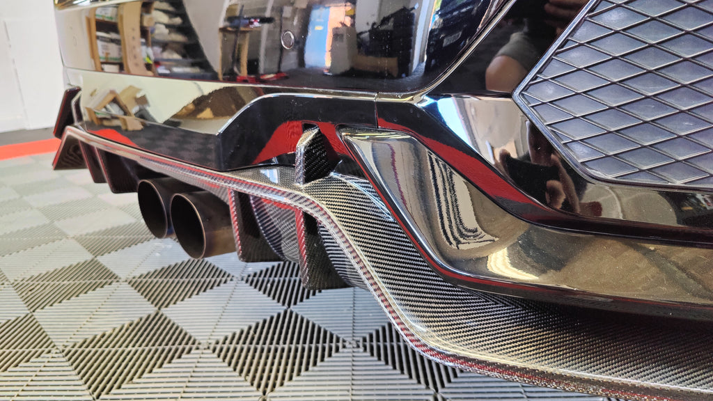 HONDA CIVIC TYPE R FK8 OEM STYLE CARBON FIBRE REAR DIFFUSER – ModNations