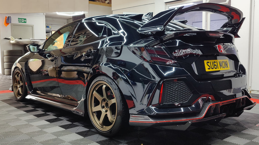 Type R Fk8 Mod HONDA CIVIC TYPE R FK8 MUGEN STYLE CARBON FIBRE SIDE SKIRT EXTENSIONS ...