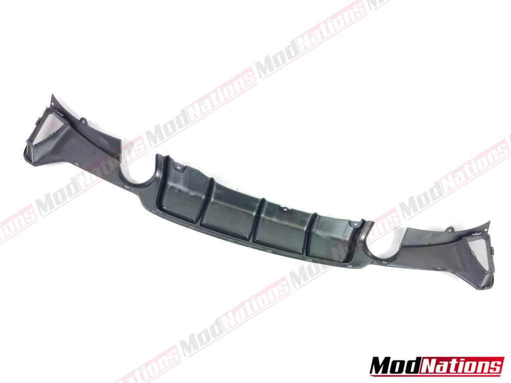 BMW 4 Series F32 F33 F36 M PERFORMANCE STYLE MATT BLACK DIFFUSER (C ...