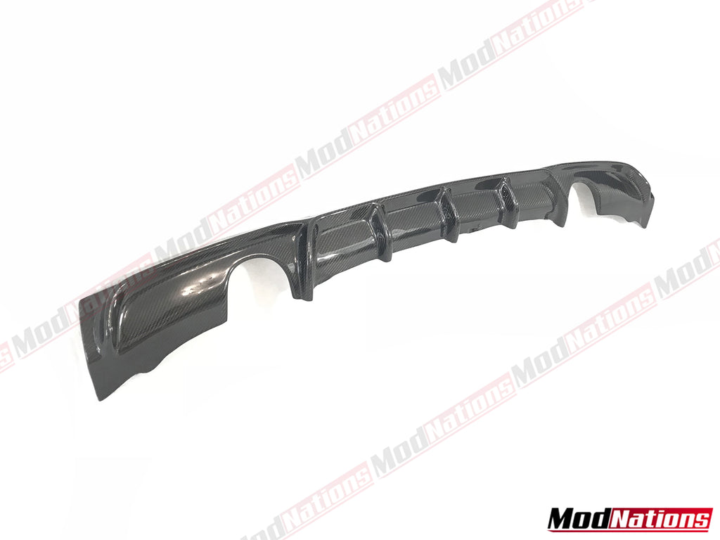 BMW 3 SERIES F30 F31 M PERFORMANCE STYLE CARBON FIBRE DIFFUSER (C ...
