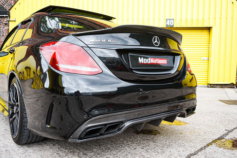 MERCEDES C63 AMG W205 CARBON FIBRE REAR DIFFUSER – ModNations