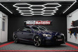 AUDI A5 S5 S LINE B9 GLOSS BLACK FRONT LIP