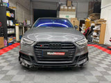 AUDI A3 S3 8V FACELIFT GLOSS BLACK FRONT LIP (HATCHBACK)