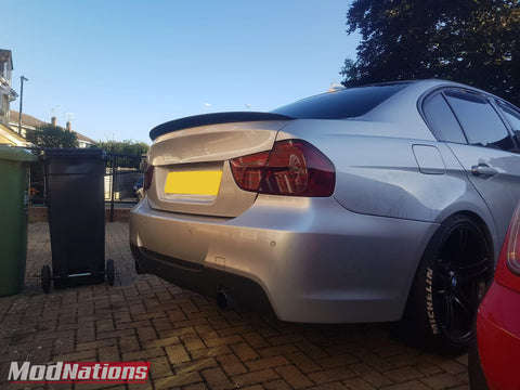 BMW 3 SERIES E90 PERFORMANCE STYLE CARBON FIBRE SPOILER – ModNations